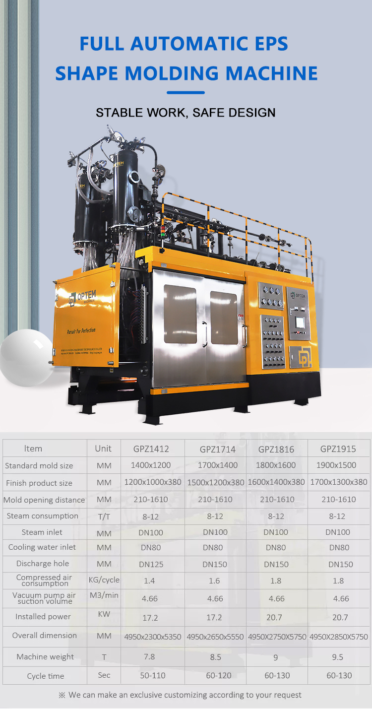 eps shape molding machine