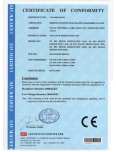 CE certificates